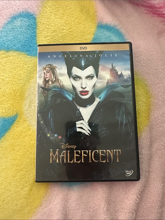 Disney Other - Disney Maleficent DVD — Black, Blue, Gold Cover Art
